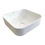 Thumbnail: 15" COMO Rectangular Ceramic Top-mounted Vessel Sink Glossy White