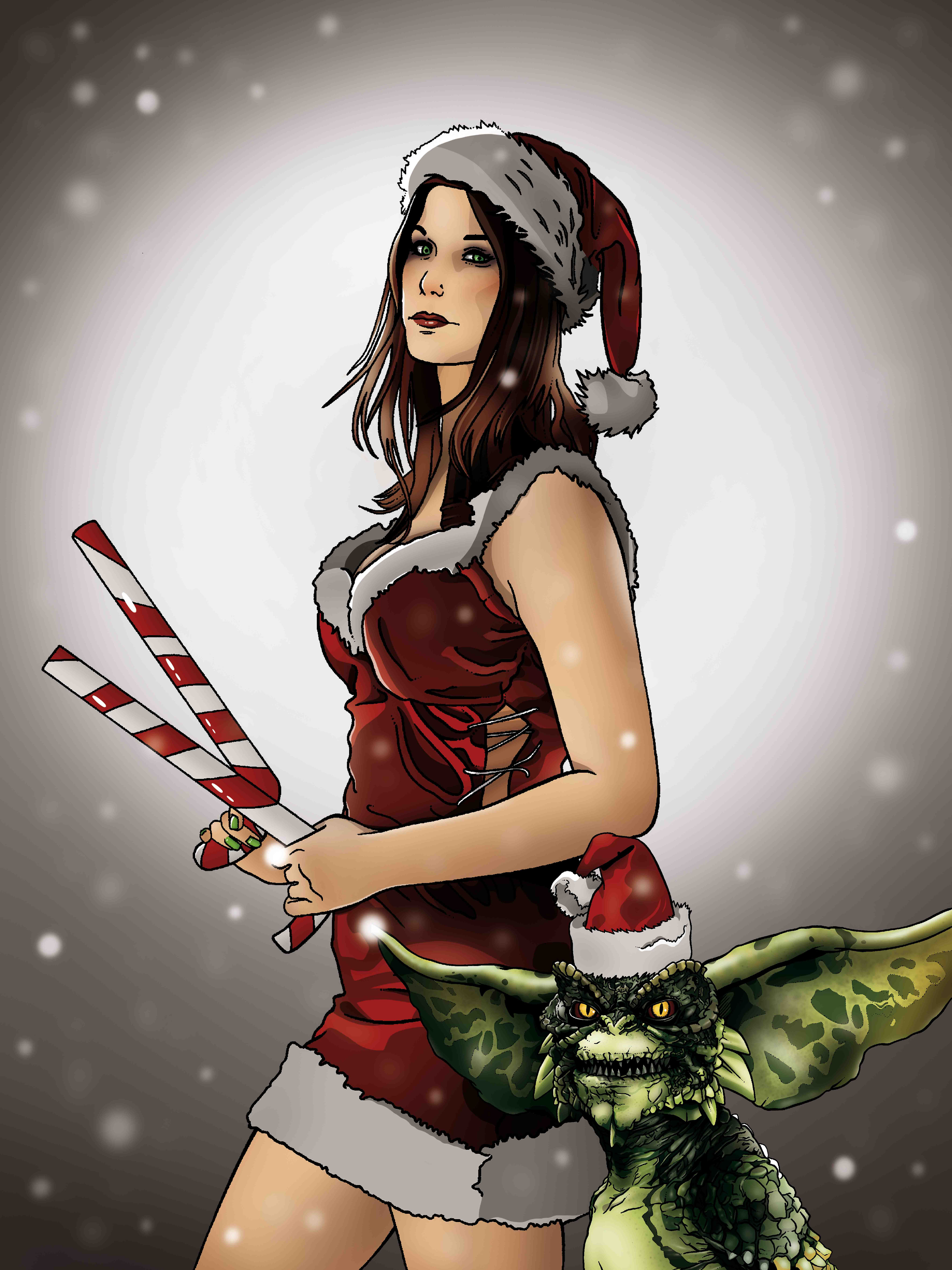 Print Christmas Green