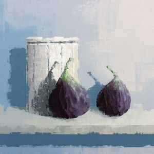 Figs and Stone Jar SOLD