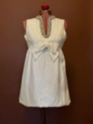60s Bridal Cocktail Dress