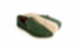Green loafers suede