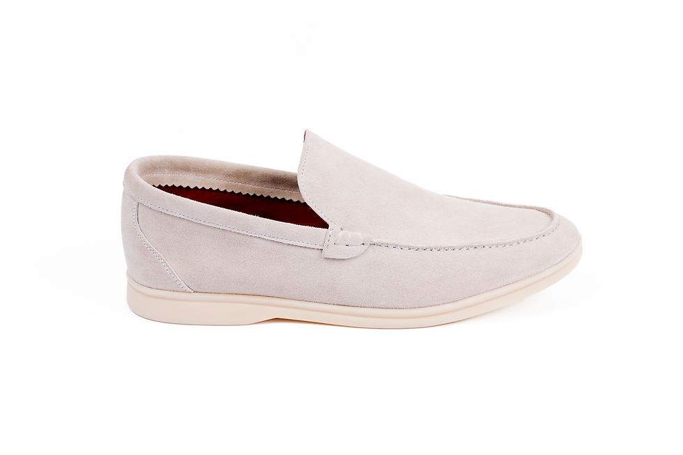 Thumbnail: DANT greige voyageur loafer