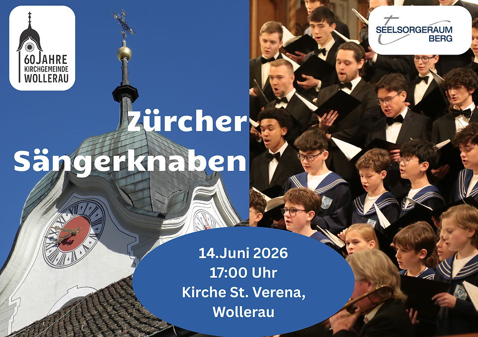 Jubiläumskonzert 60 Jahre Kirchgemeinde Wollerau