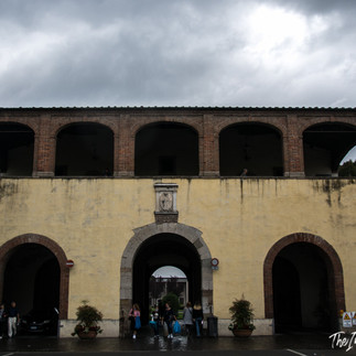 The city walls of Lucca