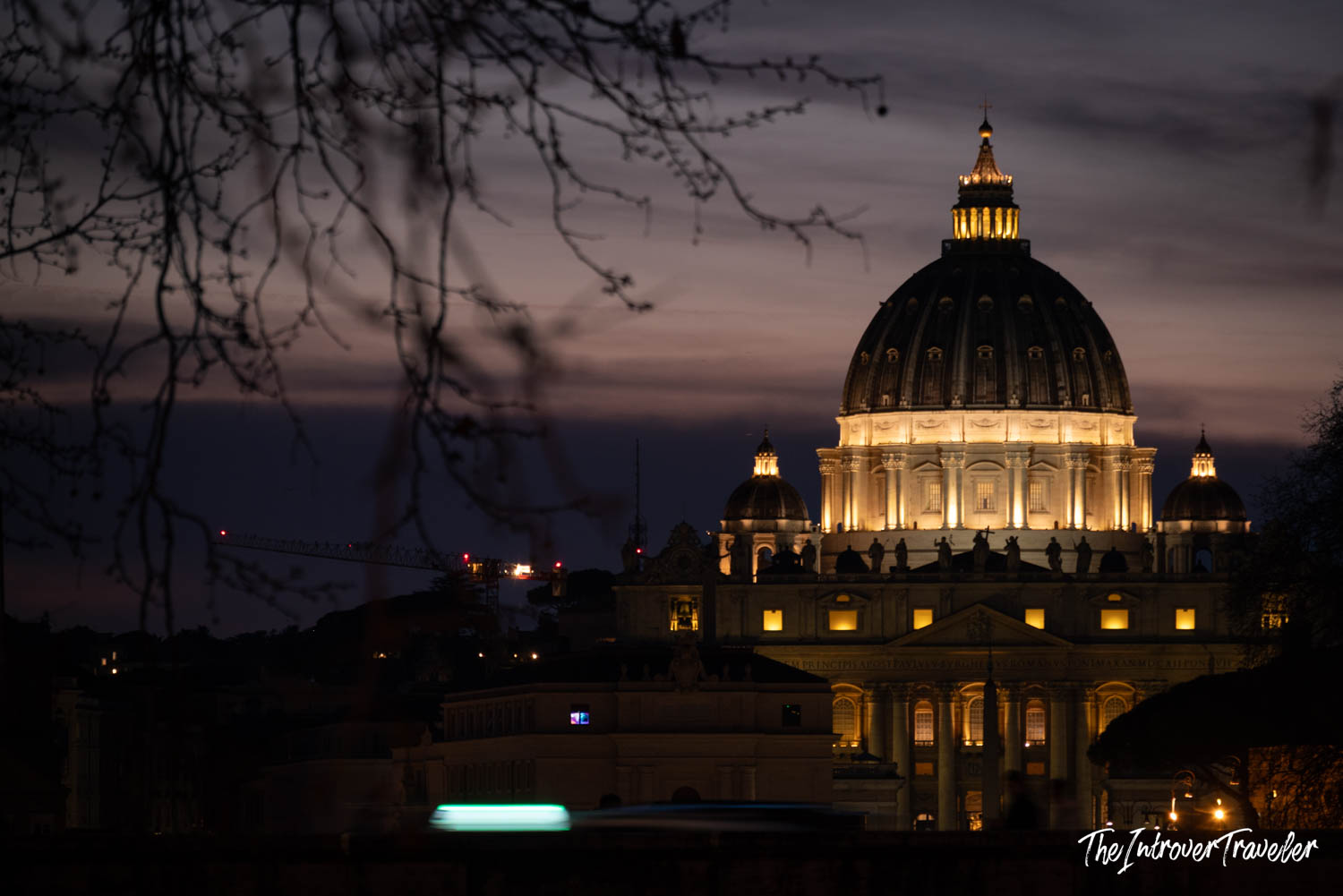Rome dome at dusk