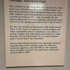 Ellis Island Immigration Museum
