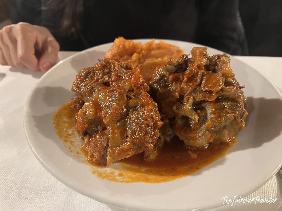 Checco er carettiere coda alla vaccinara