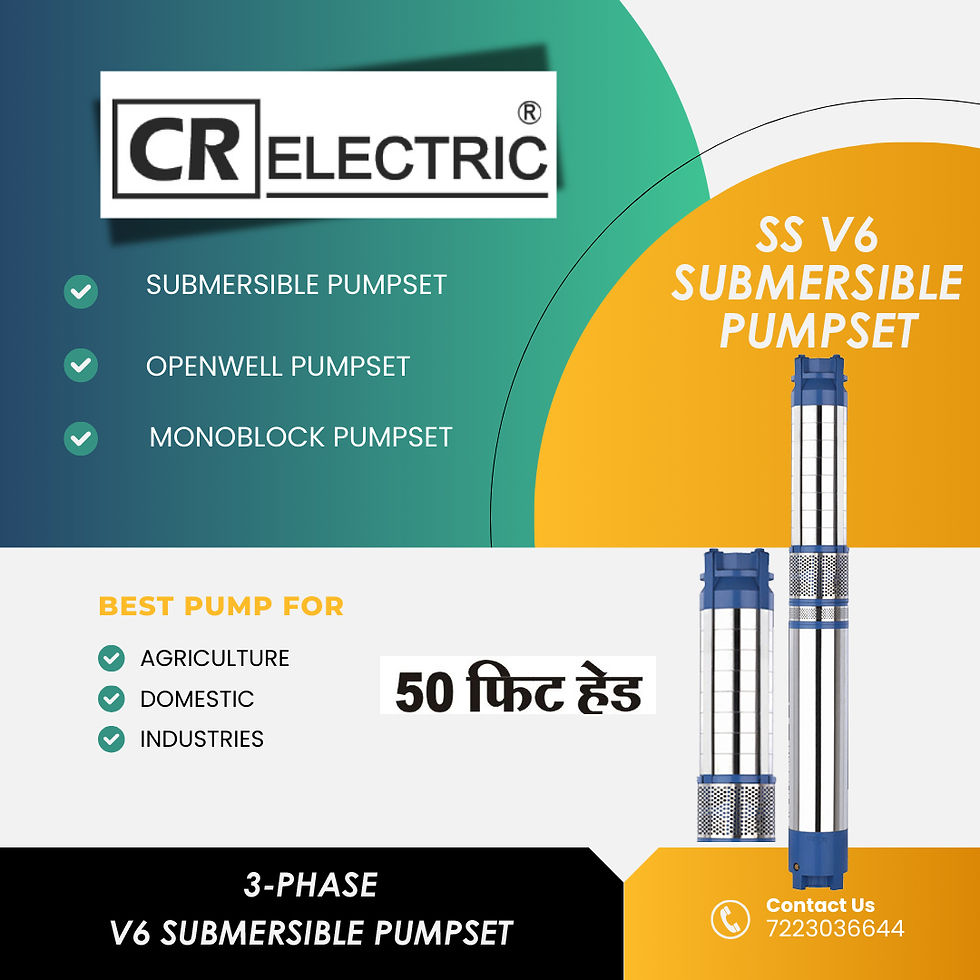 CR ELECTRIC 7.5HP 5 STG SUBMERSIBLE PUMPSET