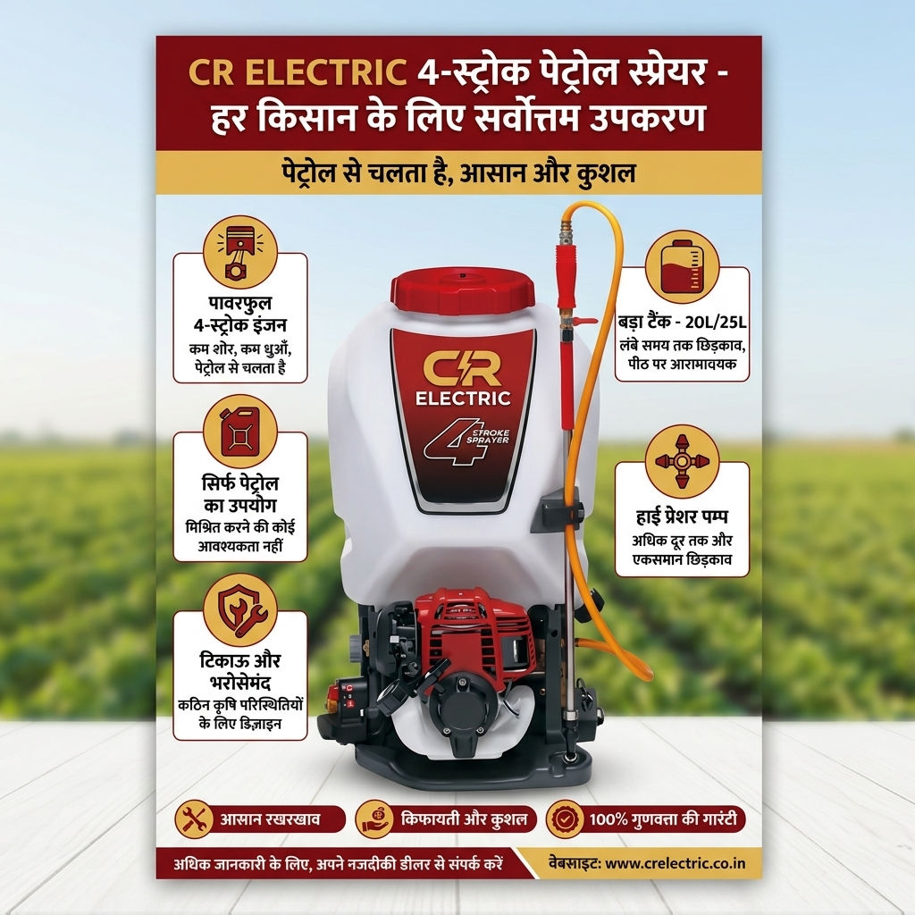 4STROKE POWER SPRAYER CR ELECTRIC GX35