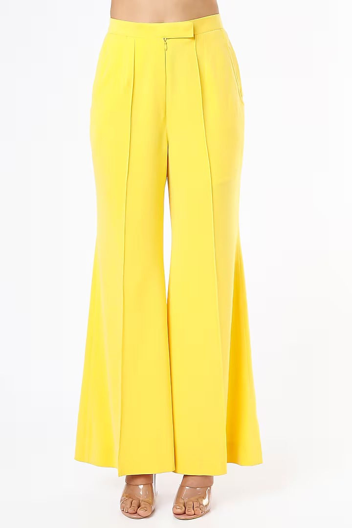 Thumbnail: Solid Yellow Blazer Set