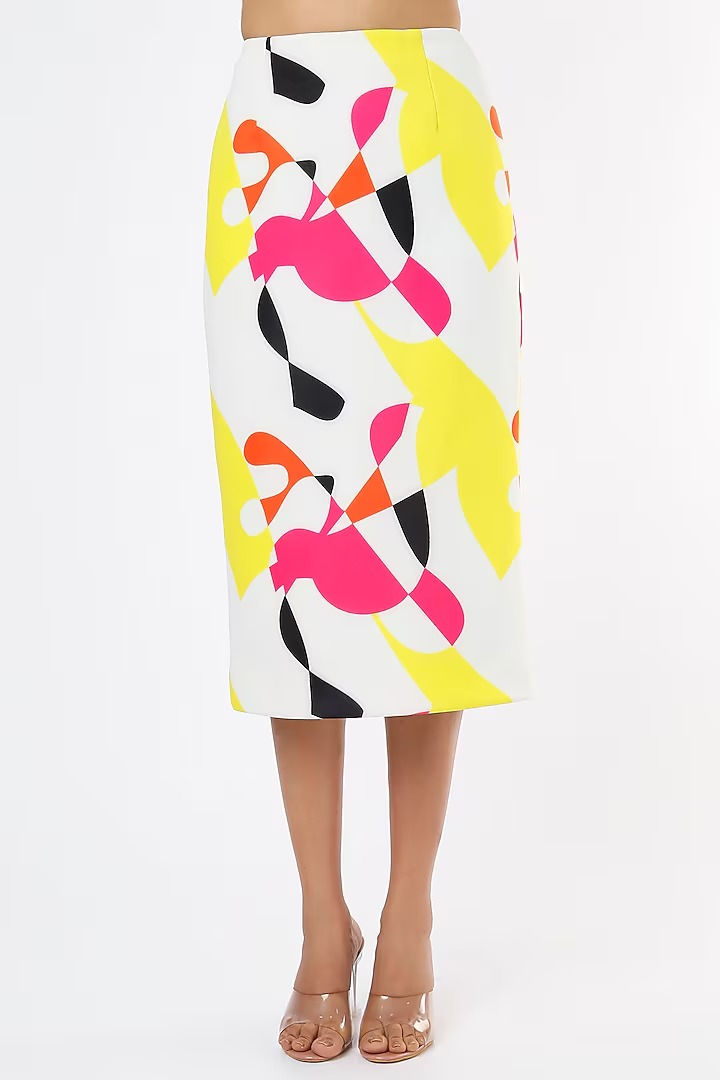 Thumbnail: Cluster Printed Ruffle Top & Skirt