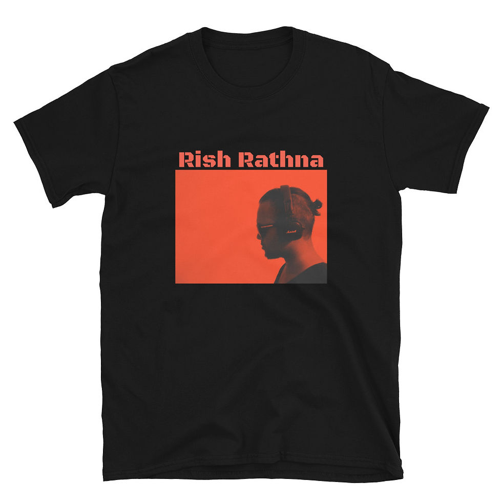 Thumbnail: Rish Rathna Musical Artist print Short-Sleeve Unisex T-Shirt