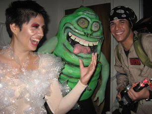 Slimer Costume Build