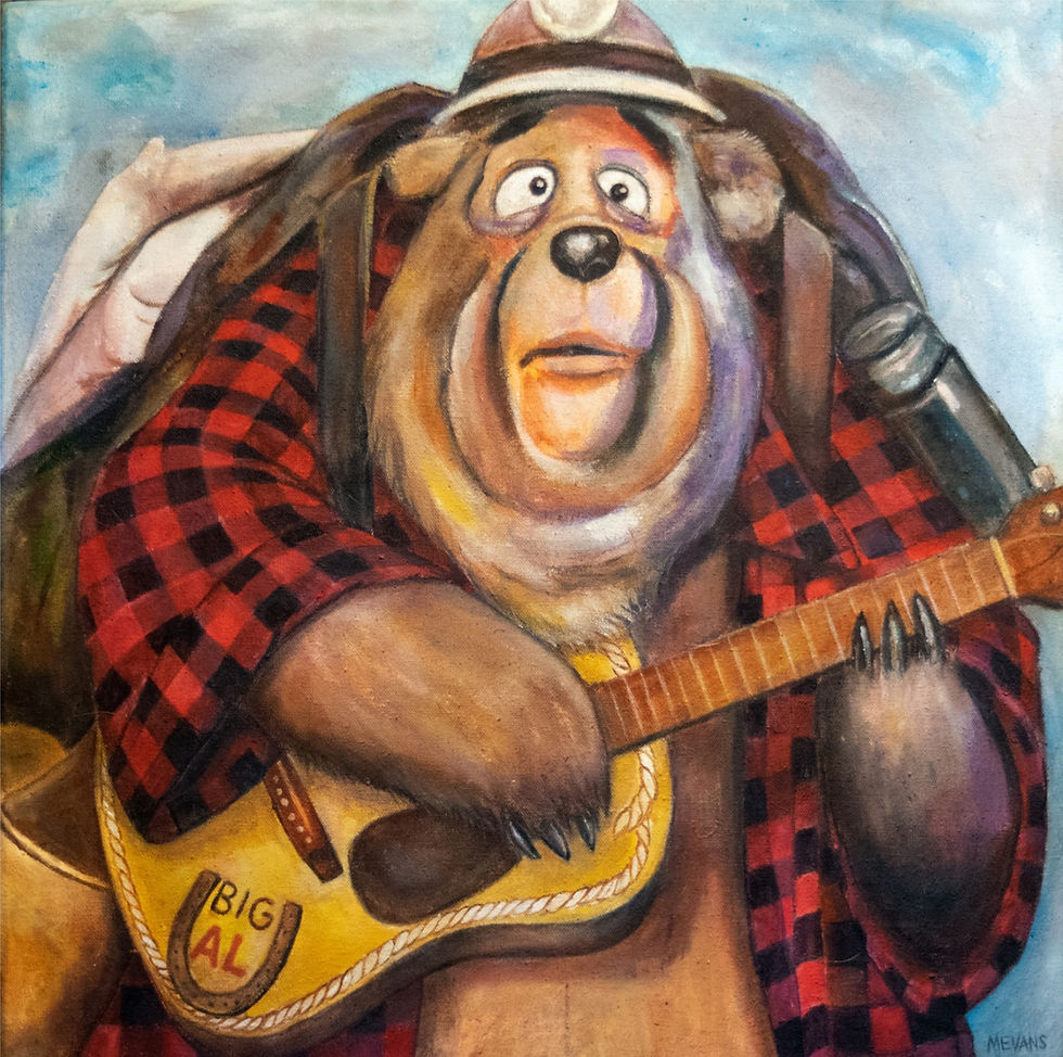 Big Al, Oil on Cavas