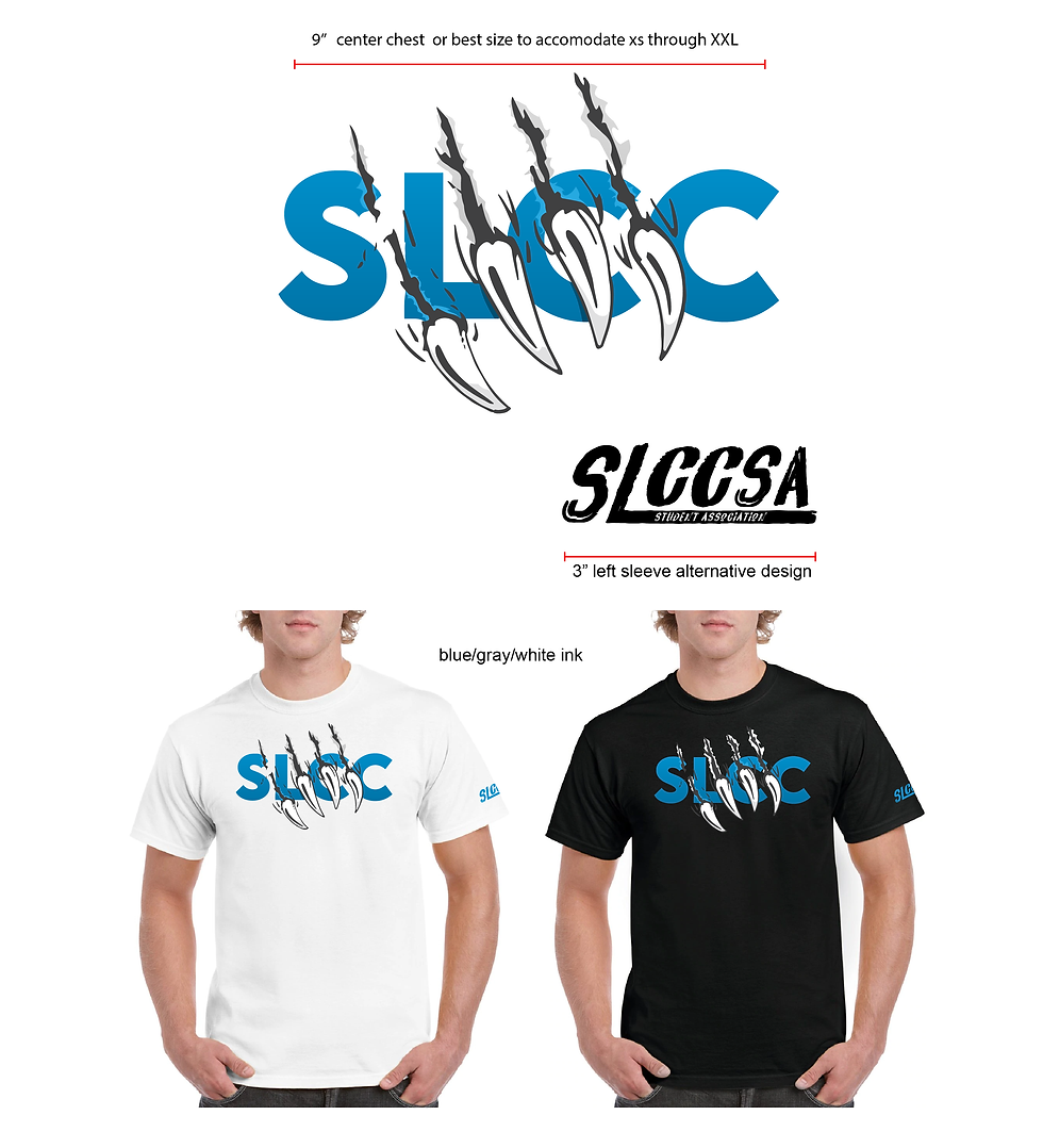 SLCCSA "Bear Claw" T-Shirt Design Mockup