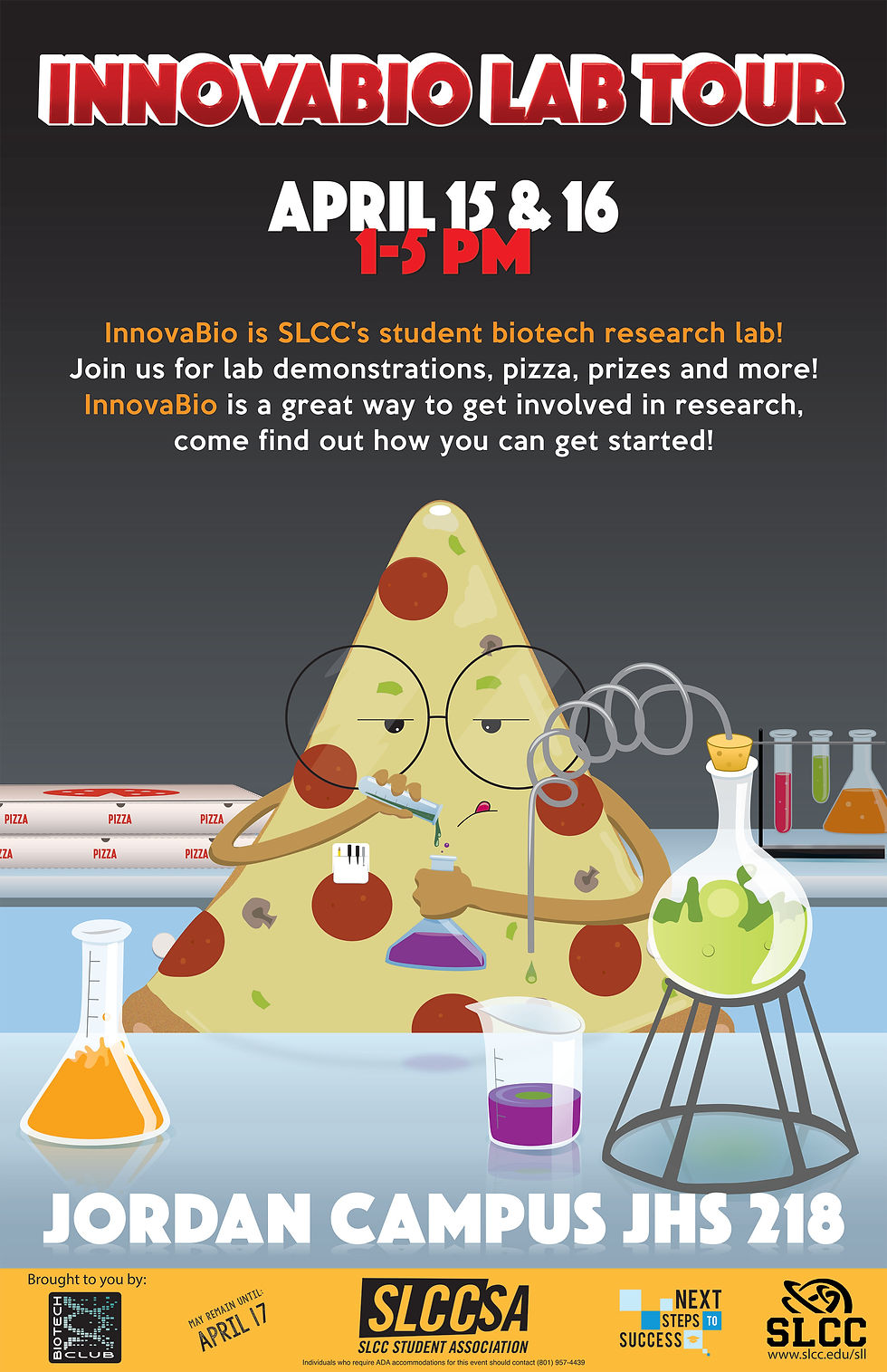 Biotech Pizza Event Poster