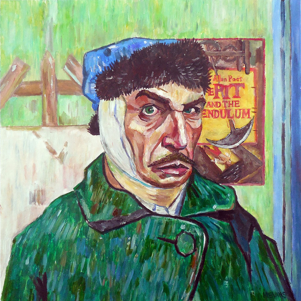 I simply call this "Vincent", Oil on Canvas