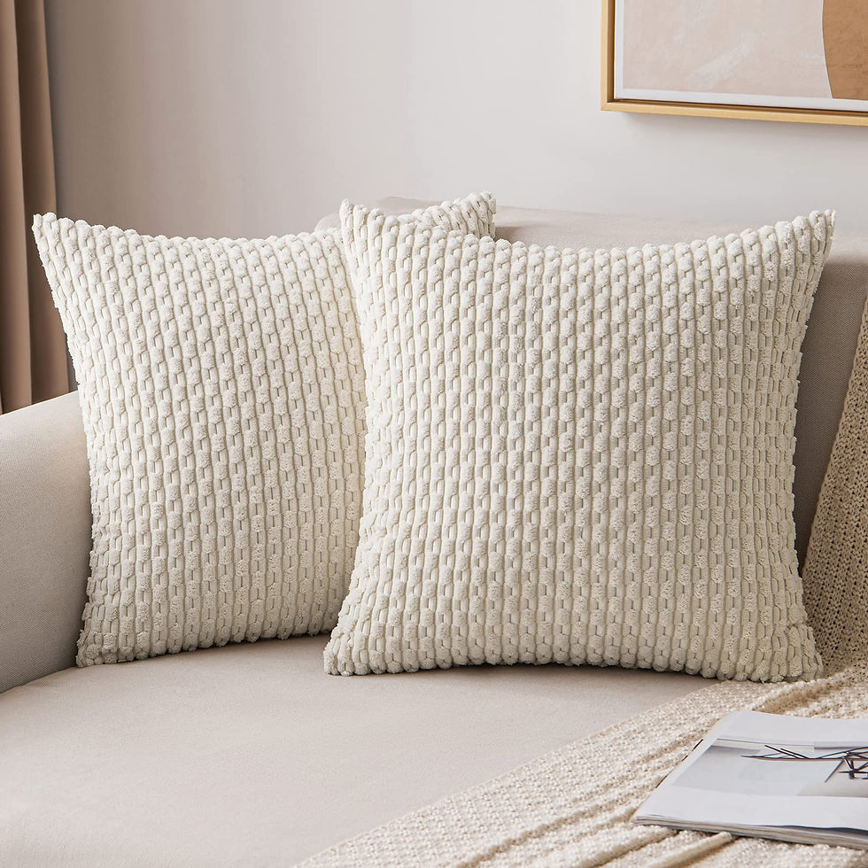 Miniatura: Capas de Almofada Decorativas de Primavera – Estilo Farmhouse e Boho – Veludo