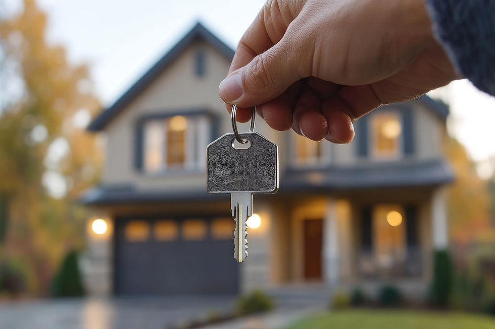 Ein Wohnungsschlüssel