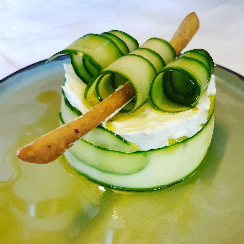 Arranged Food and Objects