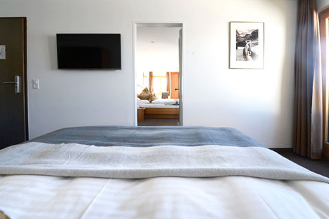 Zimmer im Boutiquehotel Alpina Fiescher