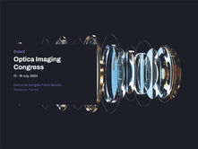 Invited talk at Optica Imaging Congress, Toulouse, Jul 15-19