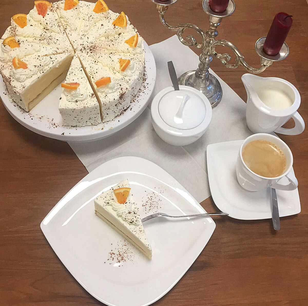 Arranged Food and Objects