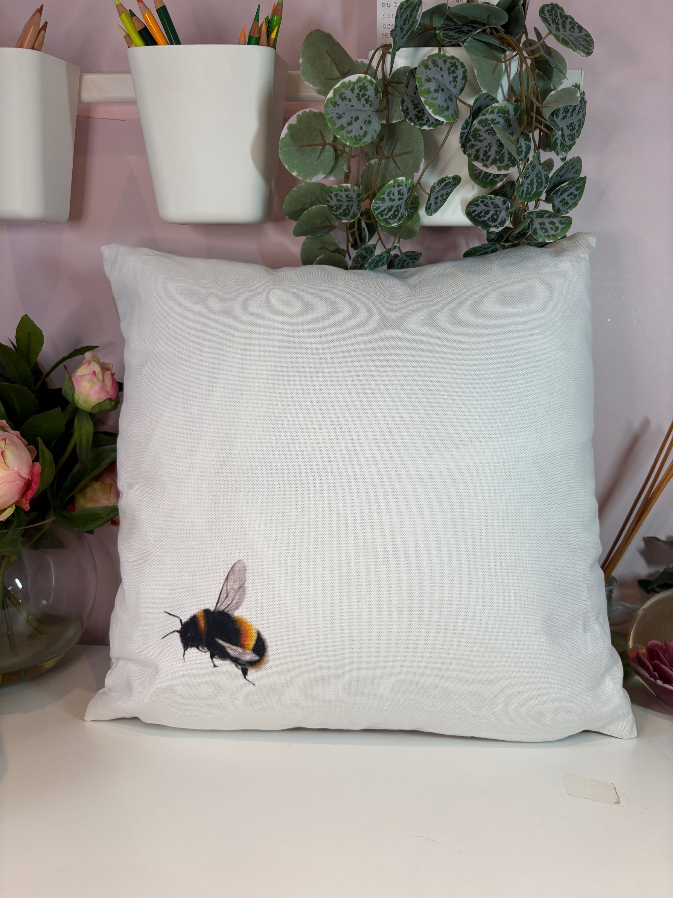 ‘Bertie Bee’ Cotton Cushion
