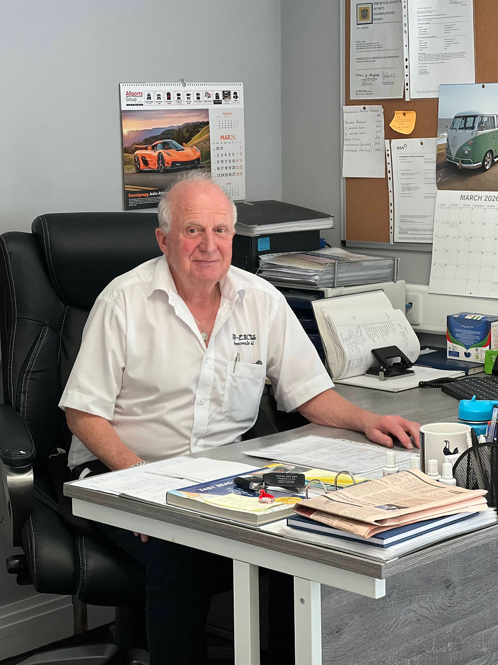 Steve Yates, Founder of In-Excess, sits at his desk smiling at the camera