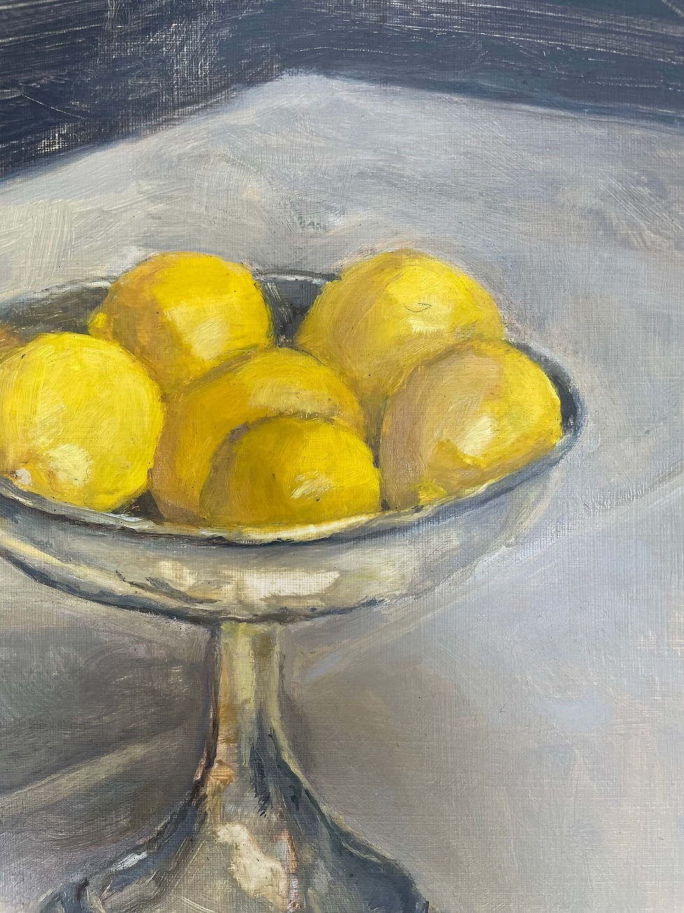 Thumbnail: Lemons in silver dish