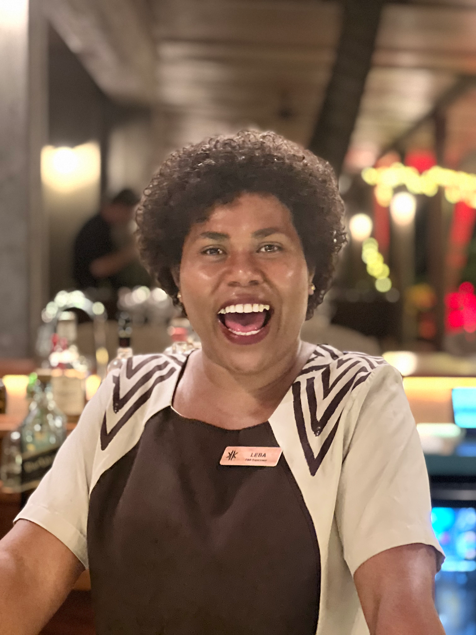 Fiji Barstaff smiling