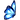 Schmetterling blau 2