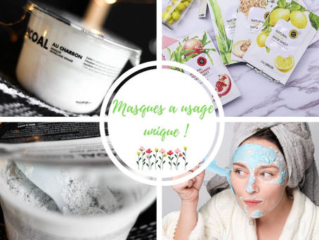 LES MASQUES AUX USAGES UNIQUES