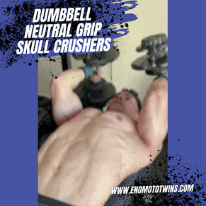 Dumbbell Neutral Grip Skull Crushers