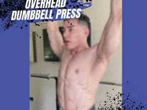 Standing Overhead Dumbbell Press
