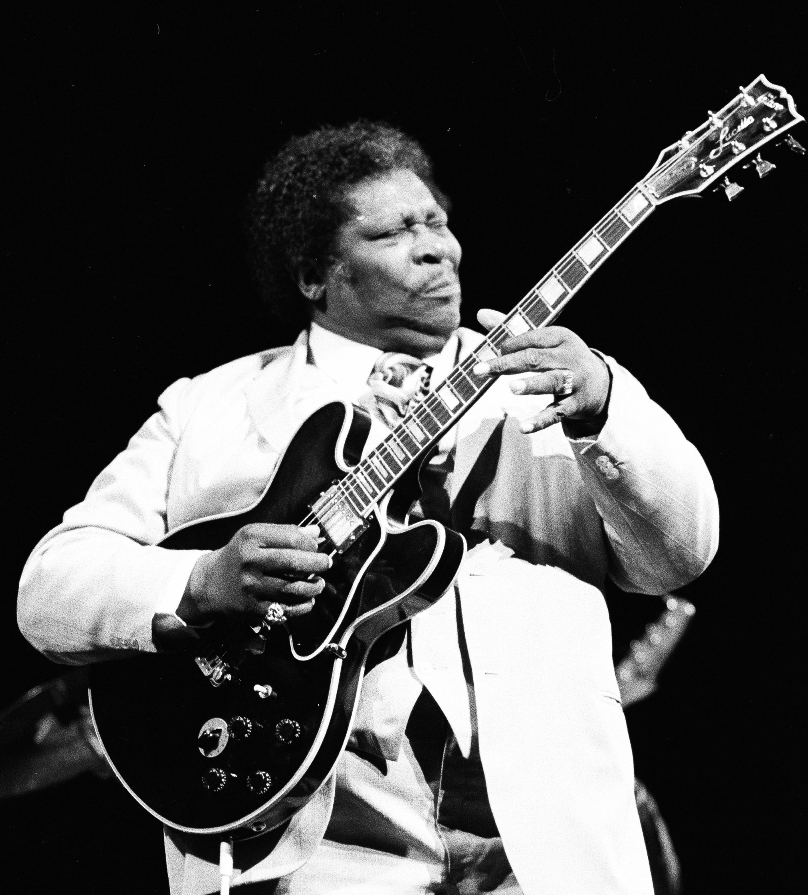 Barry Morgenstein Classic Rock & Roll Print Collection B.B. King BW B