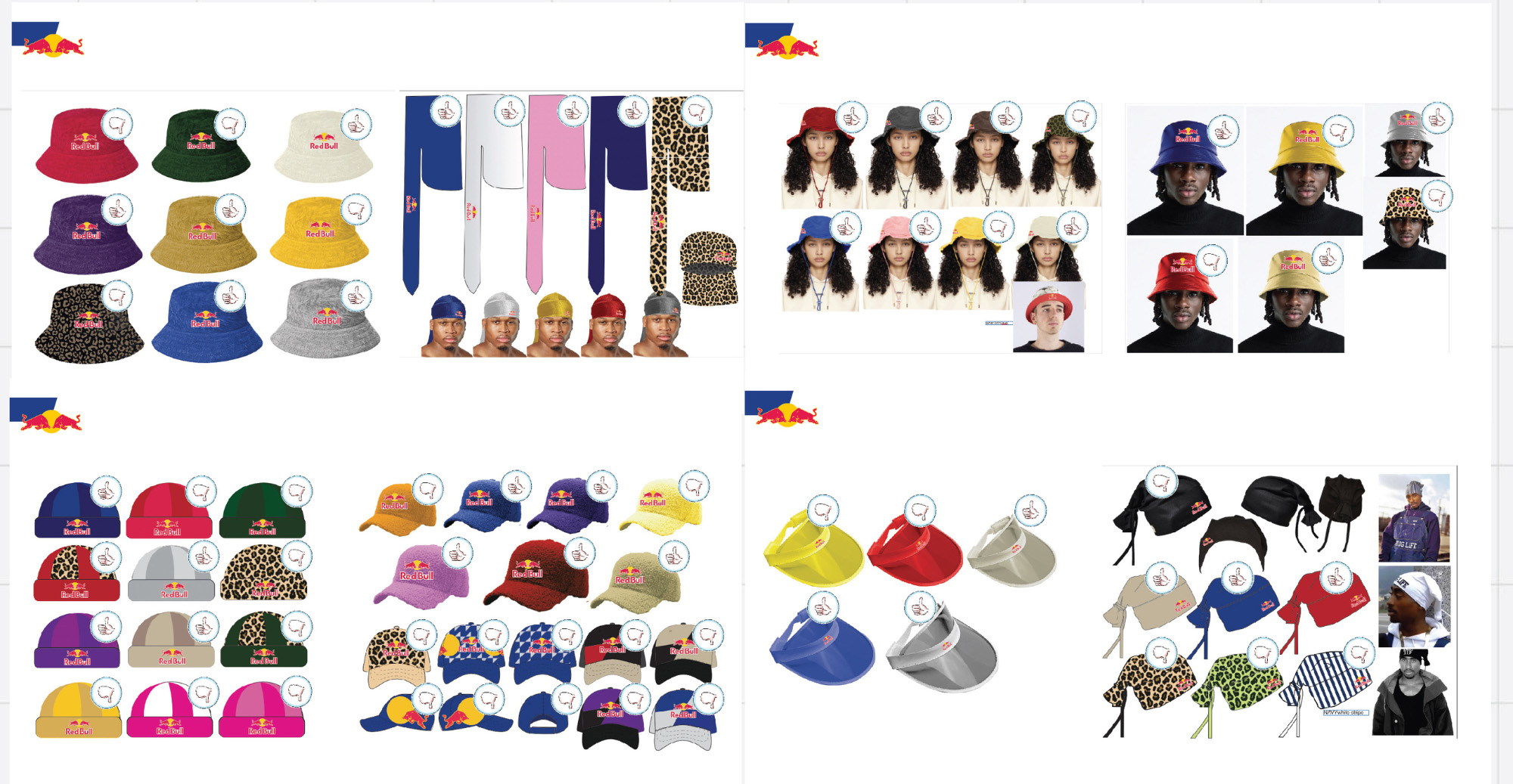 Red Bull Headwear
