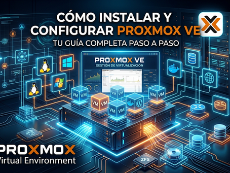 Paso a paso de como se instala Proxmox VE en un servidor, su configuración inicial, ips de configuración, pruebas de operación y un cronograma de trabajo