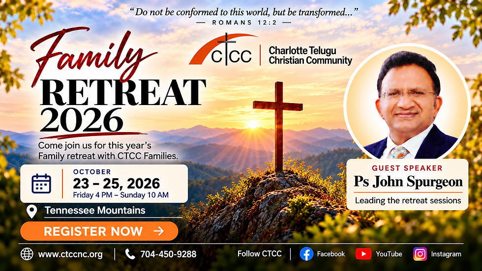 CTCC Family Retreat 2026