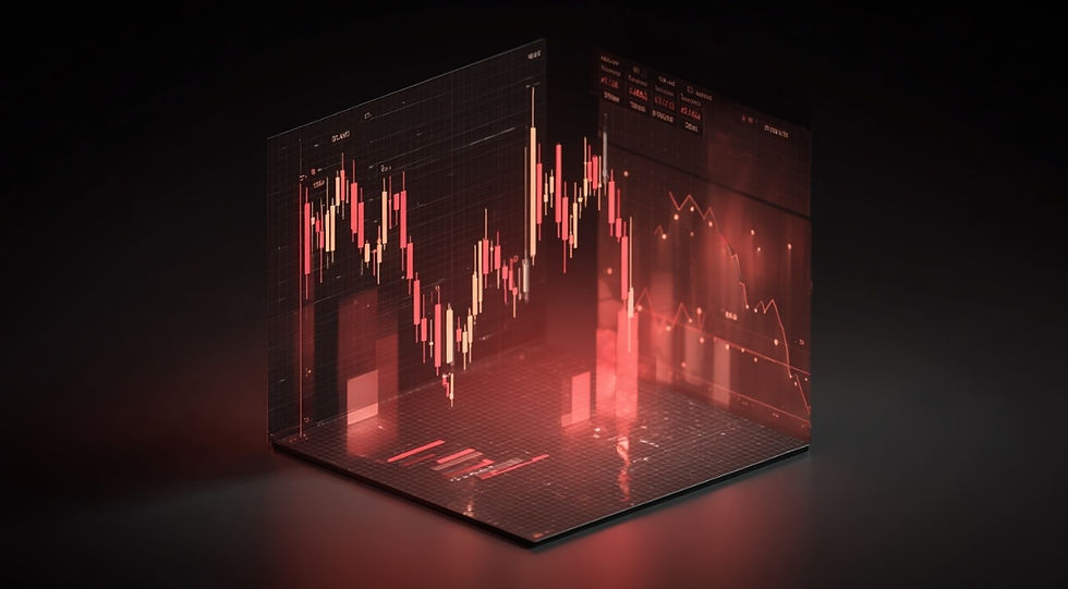 호가지연과 불리한 체결이 누적되는 위험 환경을 상징적으로 표현한 이미지