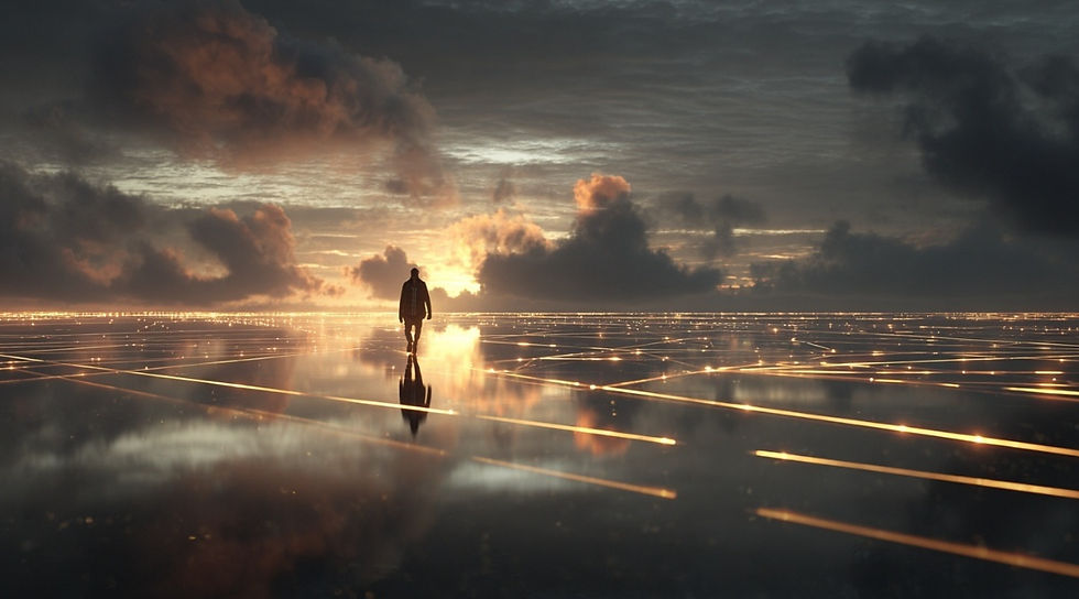 보이지 않는 유동성 비용을 통제하는 트레이더의 상징적 장면