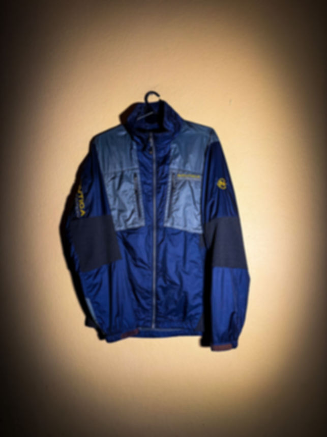 Campera Náutica Competition Azul y Gris