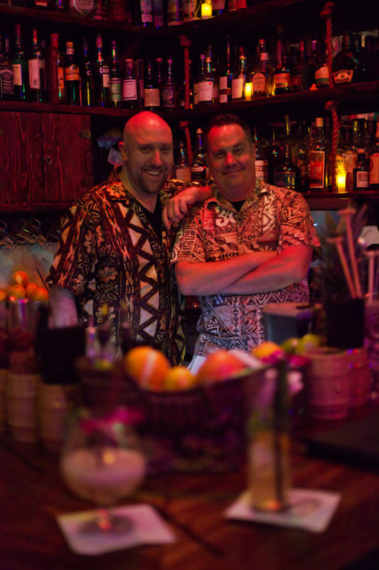 Martin Cate and Marcovaldo Dionysos at Smuggler's Cove San Francisco