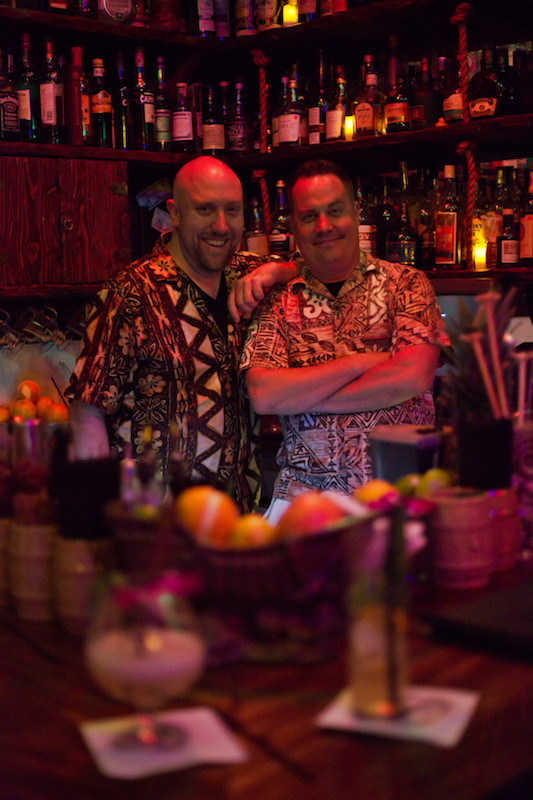 Martin Cate and Marcovaldo Dionysos at Smuggler's Cove San Francisco