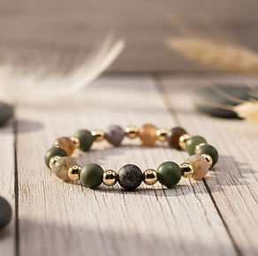 Elegantes Edelsteinarmband für Damen – handgefertigt