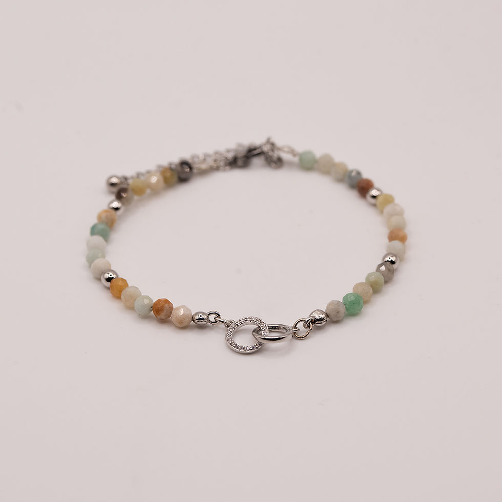 Miniaturbild: Celestia Bloom Edelsteinarmband mit Amazonit