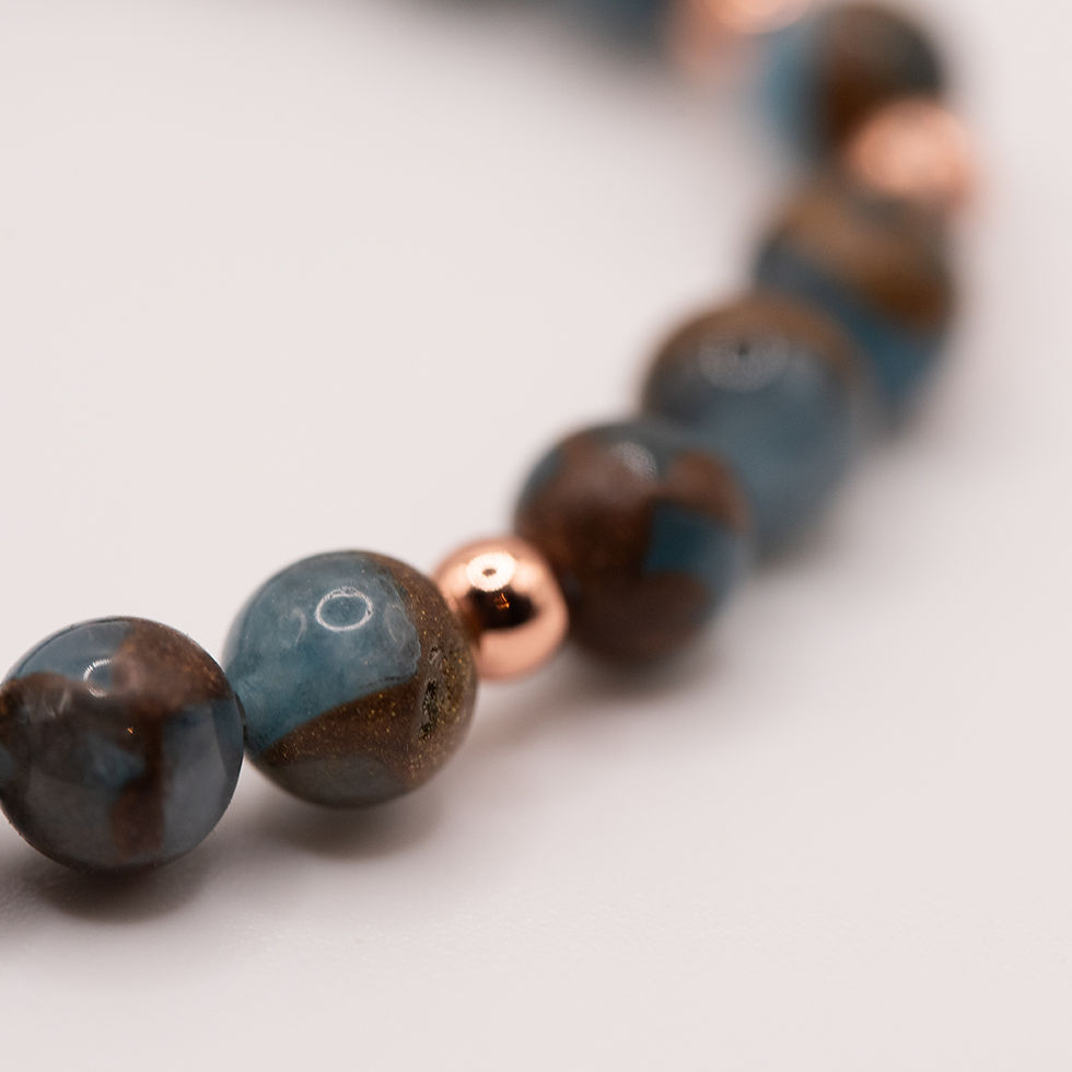 Thumbnail: Detailaufnahme des Celestial Guardian Kinder Edelsteinarmbands