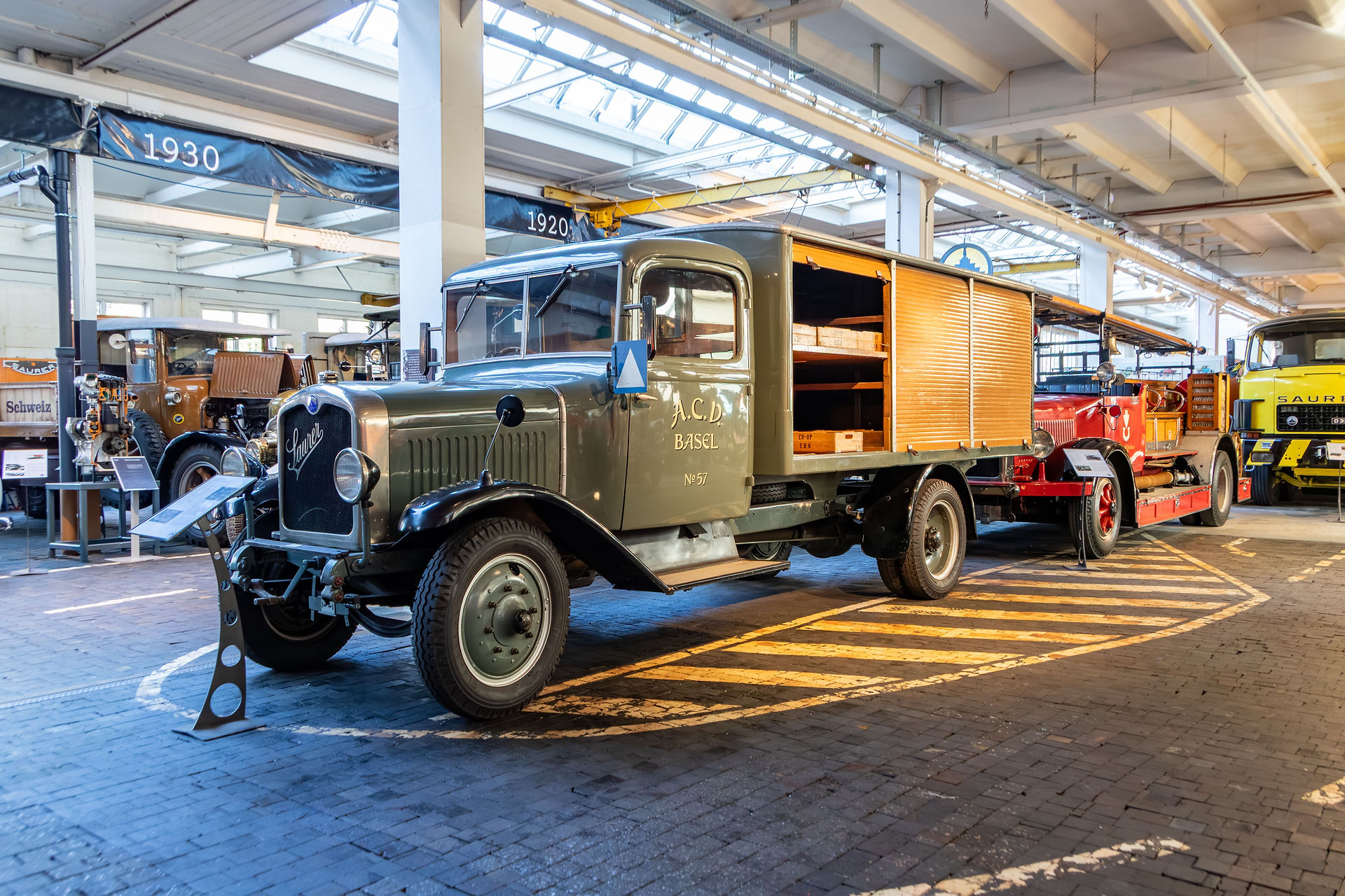 Lastwagen im Saurer Museum Arbon