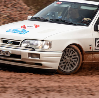 Ford Sierra an der Schwarzwald Winter Challenge 2026