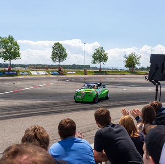 Gogo-Mobil beim Vintage Racing an der Klassikwelt Bodensee 2025